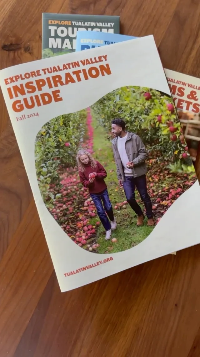 From scenic trails to hidden gems, our guide has everything you need for your next adventure. 

Don’t miss out—order your free Explore Tualatin Valley Fall Inspiration Guide today and start planning your perfect getaway! 
Link in bio. 

#TualatinValley #cozyseason #fallthingstodo